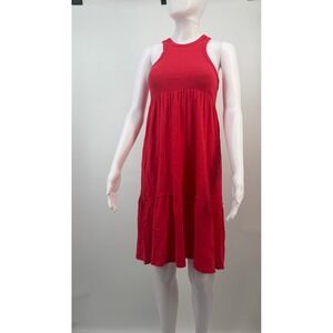 Bobi Los Angeles Red Sleeveles Tank Dress